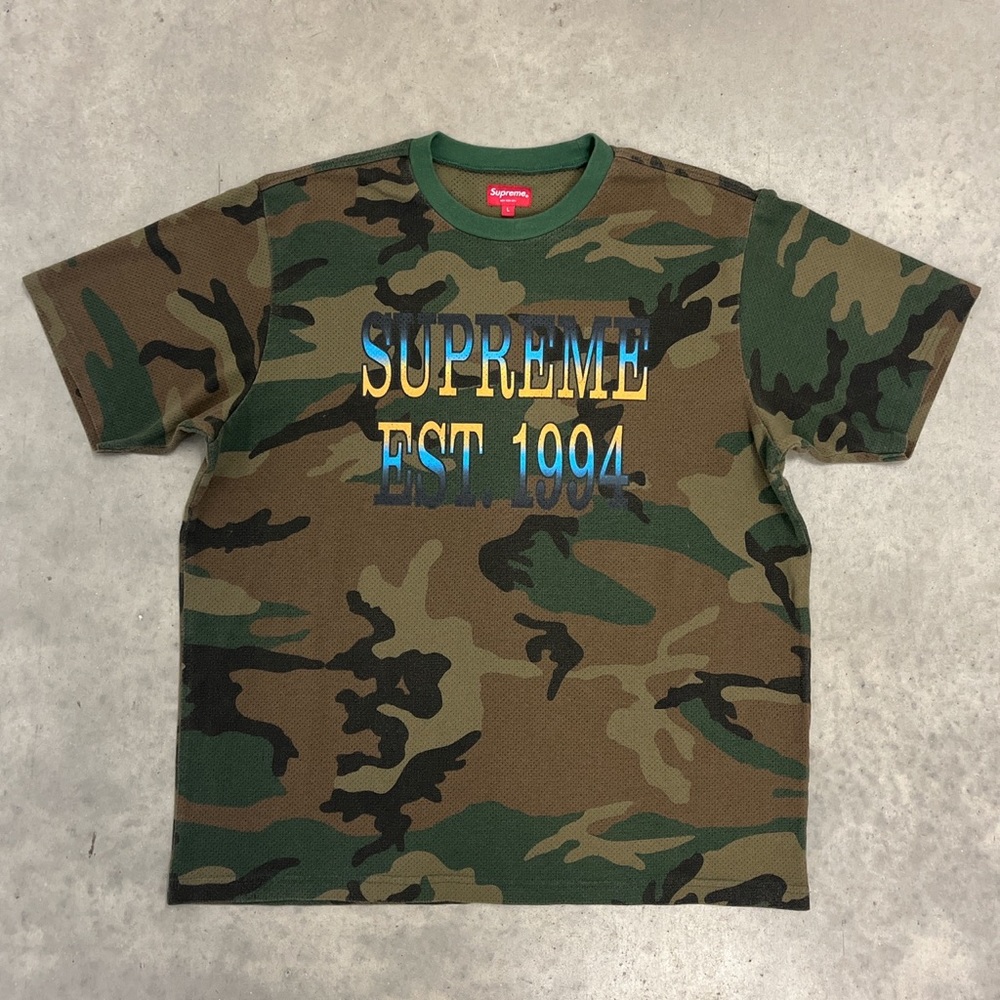 Supreme Gradient Camo Tee Shirt
